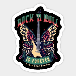 Rock 'N Roll Forever Sticker